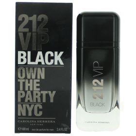 212 VIP Black by Carolina Herrera, 3.4 oz Eau De Parfum Spray for Men