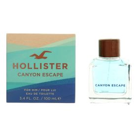 Canyon Escape by Hollister, 3.4 oz Eau de Toilette Spray for Men