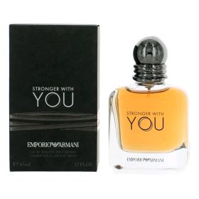 Stronger With You by Emporio Armani, 1.7 oz Eau De Toilette Spray for Men
