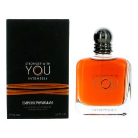 Stronger With You Intensely by Emporio Armani, 3.4 oz Eau De Parfum Spray for Men
