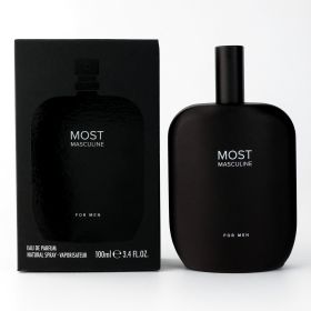 Most Masculine by Fragrance One, 3.4 oz Extrait de Parfum Spray for Men