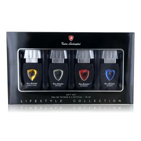 Lamborghini Lifestyle Collection by Lamborghini, 4 Piece Mini Gift Set for Men