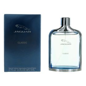 Jaguar Classic Blue by Jaguar, 2.5 oz Eau De Toilette Spray for Men
