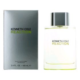 Reaction by Kenneth Cole, 3.4 oz Eau De Toilette Spray for Men