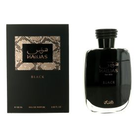 Hawas Black by Rasasi, 3.38 oz Eau de Parfum Spray for Men