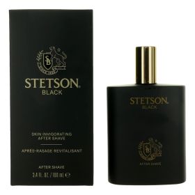 Stetson Black by Coty, 3.4 oz Skin Invigorating After Shave Splash for Men