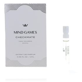 Checkmate Silver King by Mind Games, 0.06 oz Extrait De Parfum for Unisex Sample