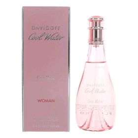 Cool Water Sea Rose by Davidoff, 3.4 oz Eau De Toilette Spray for Women