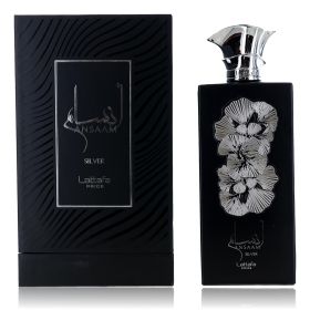 Ansaam Silver by Lattafa, 3.4 oz Eau de Parfum Spray for Unisex