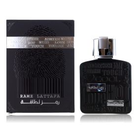 Ramz Silver by Lattafa, 3.4 oz Eau de Parfum Spray for Unisex