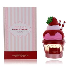 Berry On Top Give Me Gourmand by Lattafa, 2.53 oz Eau de Parfum Spray for Women