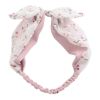 Cute Bowknot Headband White Pink Cherry Hairband Chiffon Linen Hair Ribbon Hair Accessories Hair Wrap