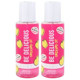 DKNY Be Delicious Orchard St by Donna Karan for Women - 8.4 oz Fragrance Mist - Pack of 2