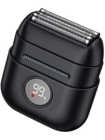ZCYLPT Foil Shaver,Magnetic Electric Shaver for Men,Mini Reciprocating Portable with USB-C Rechargeable, Waterproof, Cordless, Double Floating Blade