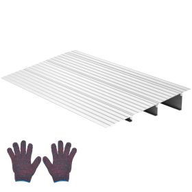 Door Threshold Ramp, 3 inch Rise, Aluminum Alloy Threshold Ramp Rated 800 lbs Load Capacity, Handicap Ramps for Home Steps for Wheelchair, Scooters