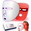 LED Face Mask Facial Care Tool, Red Light Therapy Mask for Face for Skincare at Home Travel