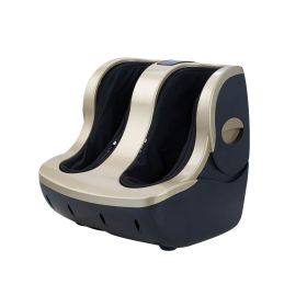 Smart Leg Massager with Multi-Level Adjustable, Quiet Operation, Acupressure & Meridian Therapy, Safe & Effective Foot Massager-ChampagneGold