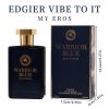 3.4 Fl Oz Men's Eau De Toilette Spray - A Aromatic Fougere Fragrance For Men- With Mint, Green Apple And Lemon - Medium Intensity Perfume