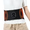 Red Light Therapy Belt for Waist Shoulder, 660nm & 850nm Red Light Therapy Wrap Device with Timer, 80 LED, 3-Level Vibration & 10Hz Pulse