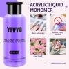 Acrylic Nail Kit, Acrylic Powder and Liquid Set, With Clear, Nude, Pink, White Nail Powder and Monomer
