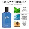 3.4fl Oz Men's Eau De Toilette Spray, Long-Lasting Perfume, Notes Of Mint, Rosemary, Sea Water Flavor, Perfect For Dating, Daily Life, Parties