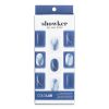 COLOLAB - Showker Gel Nail Strip # CNA401 Blackberry Marble 649014 1pcs