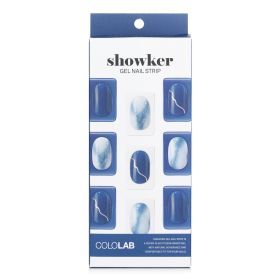 COLOLAB - Showker Gel Nail Strip # CNA401 Blackberry Marble 649014 1pcs