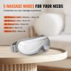 Eye Massager with Heat & Remote, Heated Eye Massage Mask with 5 Modes and Bluetooth Music, 180Â° Foldable Eye Care Massager for Eye Strain, Dry Eyes