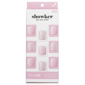 COLOLAB - Showker Gel Nail Strip # CPG107 Romantic Tutu 643197 1pcs