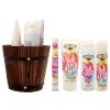Cuba La Vida by Cuba for Women - 4 Pc Gift Set 3.3oz EDP Spray, 1.17oz EDP Spray, 6.6oz Body Spray, 6.6oz Body Lotion