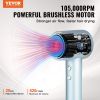 High-Speed Hair Dryer with 105,000RPM Brushless Motor, 200 Million Negative Ions Hair Blow Dryer, 4 Temps & 3 Speeds