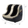 Smart Leg Massager with Multi-Level Adjustable, Quiet Operation, Acupressure & Meridian Therapy, Safe & Effective Foot Massager-ChampagneGold