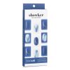 COLOLAB - Showker Gel Nail Strip # CNA401 Blackberry Marble 649014 1pcs