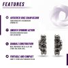 Premium Bike Chain Gear Spinner Fidget Toy - Smooth Stainless Steel Sprocket Design for Anxiety Relief, Focus