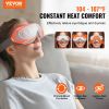 Eye Massager with Heat & Remote, Heated Eye Massage Mask with 5 Modes and Bluetooth Music, 180Â° Foldable Eye Care Massager for Eye Strain, Dry Eyes