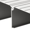 Door Threshold Ramp, 3 inch Rise, Aluminum Alloy Threshold Ramp Rated 800 lbs Load Capacity, Handicap Ramps for Home Steps for Wheelchair, Scooters