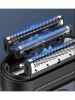 ZCYLPT Foil Shaver,Magnetic Electric Shaver for Men,Mini Reciprocating Portable with USB-C Rechargeable, Waterproof, Cordless, Double Floating Blade