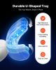 Teeth Whitening Kit with LED Light, 32 LED Accelerator Lights, Whitening Strips, Pens and Gel Syringes, U-Shaped Tray