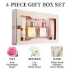 Women's Perfume & Body Lotion 4-Piece Gift Set | 2 Long-Lasting Fragrances, 3.4 oz Eau de Parfum & 4.1 oz Lotion | Ideal for Holidays, Dating