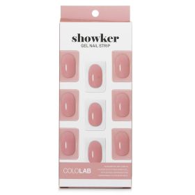 COLOLAB - Showker Gel Nail Strip # CSF111 Goddess Coral Pink 899708 1pcs