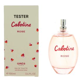 Cabotine Rose by Parfums Gres, 3.4 oz Eau De Toilette Spray for Women Tester
