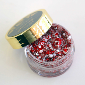 Tinsel Face Glitter (Color: Geaux Cajuns)