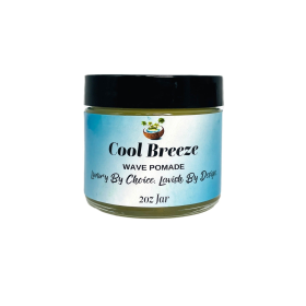 Non-Greasy Hair Styling Pomade For 360 Waves (Scent: Cool Breeze Wave Pomade, size: 8oz)