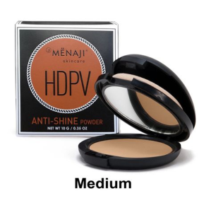 HDPV Anti-Shine Powder Plus Kabuki Brush (HDPV Shade: Sunless Tan)
