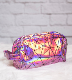 Waterproof Cosmetic Bag (Color: Black)