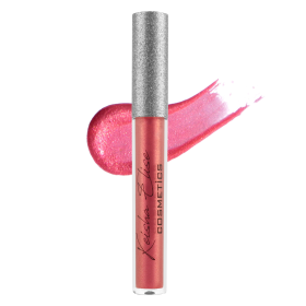 Vegan Glitter Lip Gloss (Color: Light Pink)