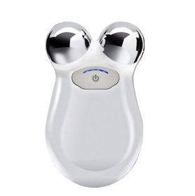 Microcurrent Facial Toning Massager (Color: White)