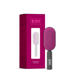 Self-Cleaning Hair Brush (Color: One Infraglam Flat Iron and One Grey Brush)