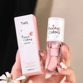 Make Up Korean Beauty Cosmetics Lip Ink Gloss Labial Lips Moisturizer Jelly Lipstick Bright Oil Moisturizing Balm Big Lip Brush (Color: TWG-02)