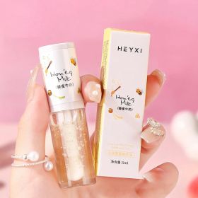 Make Up Korean Beauty Cosmetics Lip Ink Gloss Labial Lips Moisturizer Jelly Lipstick Bright Oil Moisturizing Balm Big Lip Brush (Color: HEYXI-02)